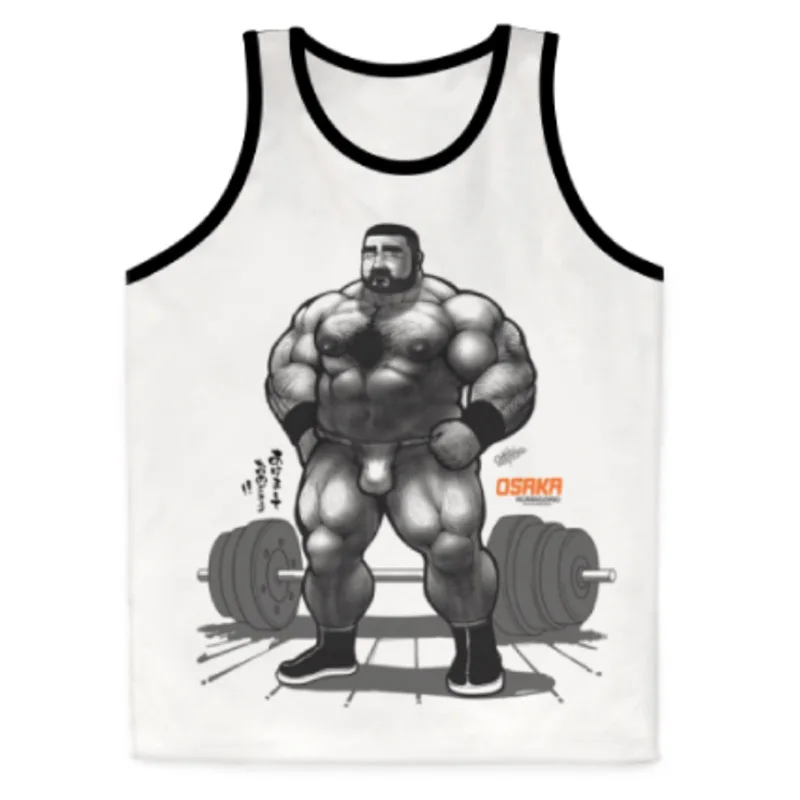 

Limited Edition KUMAGORO Tank Tops, Gym Bear Gay Sleeveless Singlet, Men's Lycra Undershirt Male Fitness Muscle Vest XL XXL XXXL