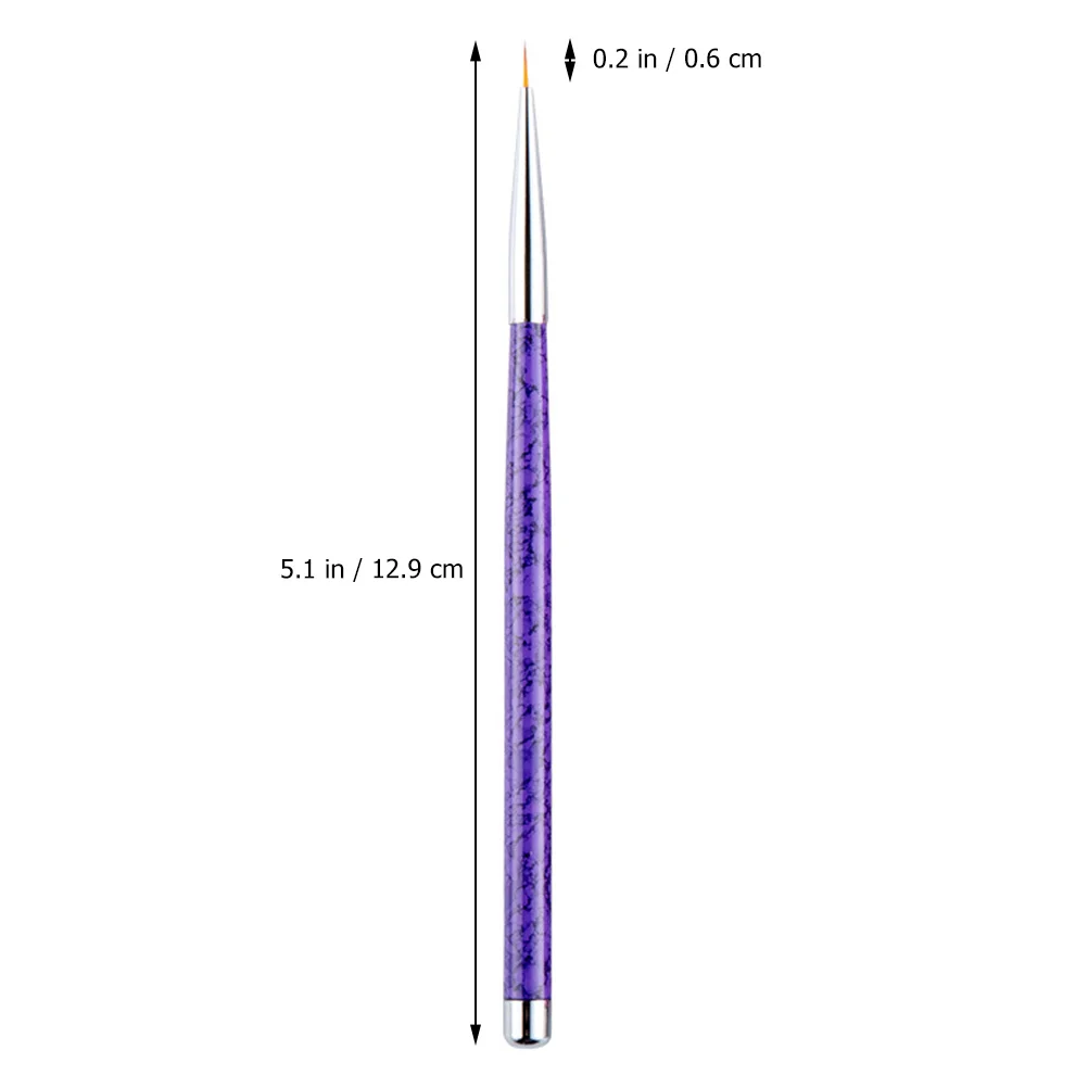 3 stuks Nail Art Liner Brushes Mini Schilderpen Lichtgewicht Comfortabel voor thuis Professionele manicure Nagellak Tekening