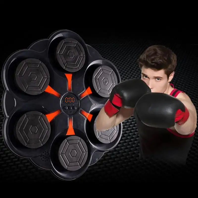 Smart Music Boxing Machine Wall-Mounted Punching Trainer For Adults Kids Indoor Boxing Fitness Equipment