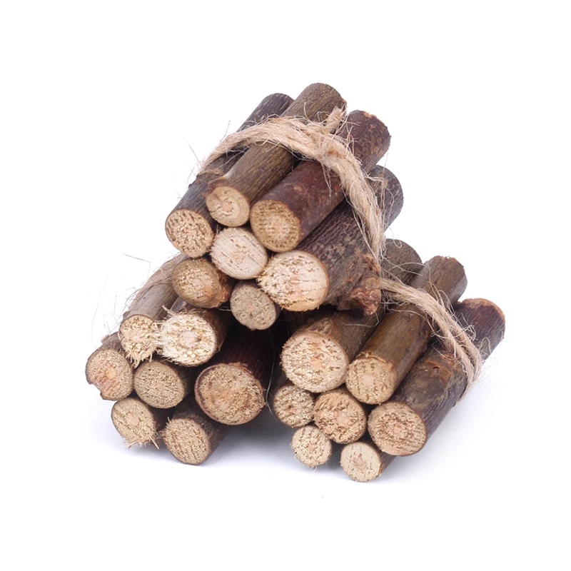 3 Bundels 1:12 Poppenhuis Miniatuur Vreugdevuur Brandhout Model Party Living Scène Decor Speelgoed Poppenhuis Accessoires