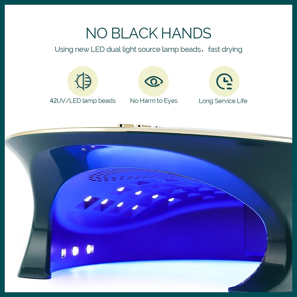 84W infrarossi Smart UV LED Nail Dryer 42PCS LED asciugatura rapida Nail Curing lampada UV Manicure Nail Art Machine 10s/30s/60s/120s Timer