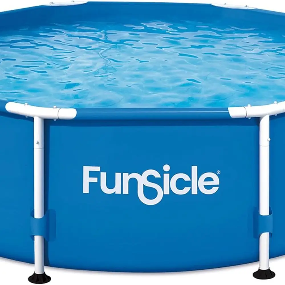 直径30インチの地上設置型プールキット、2-in-1フィルターポンプ付きで迅速な設置と庭でのレジャーを実現