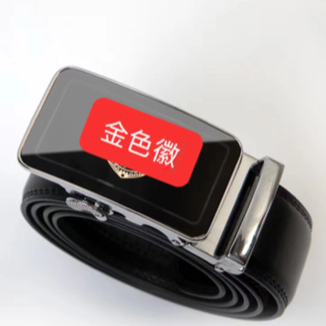 2025-new-automatic-buckle-work-belt-for-men-and-women-commuting-special-leather-belt-business-style-pure-color-office-wear