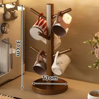 Desktop Cup Holder Multifunctional Storage Rack for Home Living Room Kitchen Countertop Drip Tray Jewelry Key Organizer Shelf 5