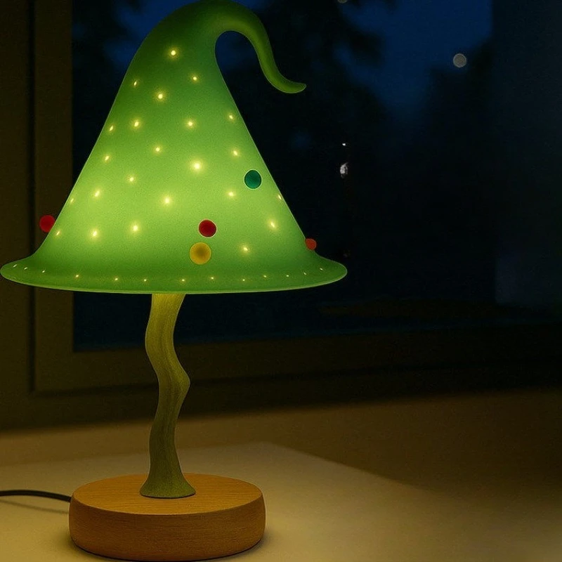 Christmas Elf Night Light Ambient Bedroom Decoration Birthday Gift Table Lamp Creative Bedside Lamp