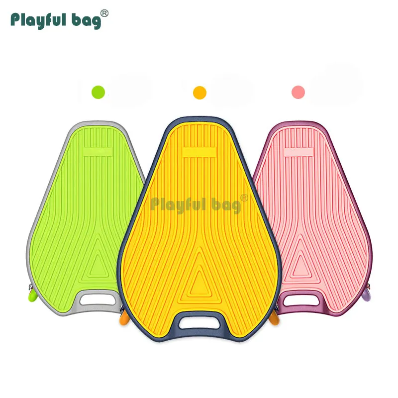 Playful bag Children Wiggle skateboard Flashing Three wheels board Outdoor Kid's Fish swimming board AMB111