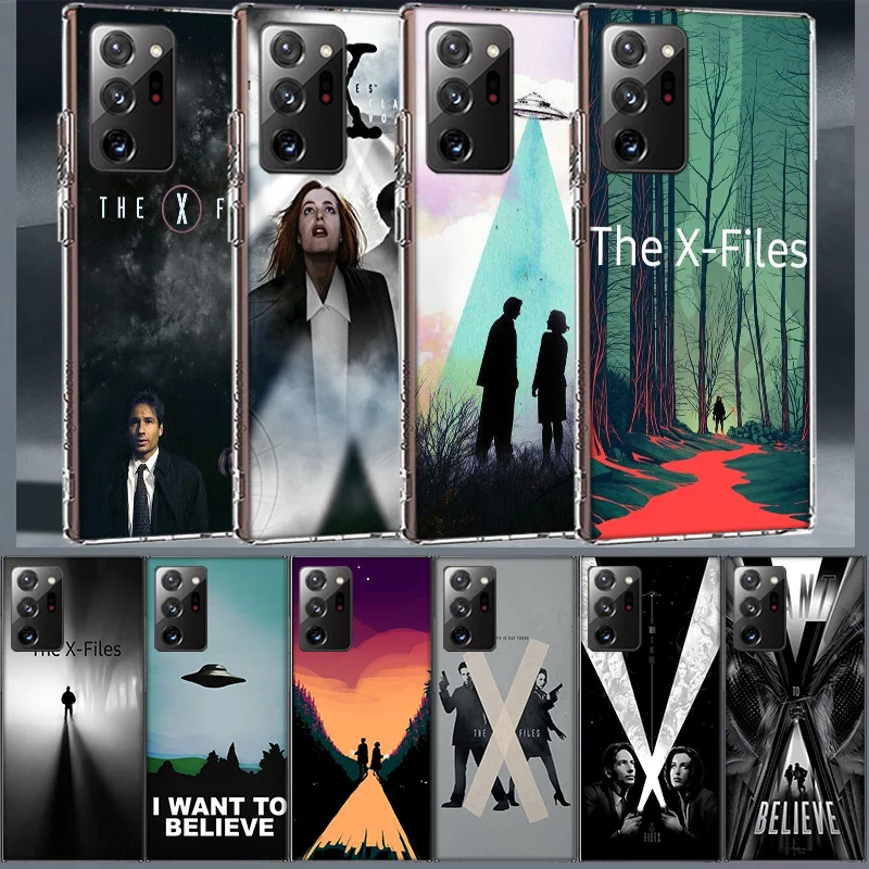 The X Files I Want to Believe Coque For Samsung A55 A35 A25 A15 Phone A05S Note 20 Ultra 10 Lite 9 8 M52 M51 M32 M31 M30S M21