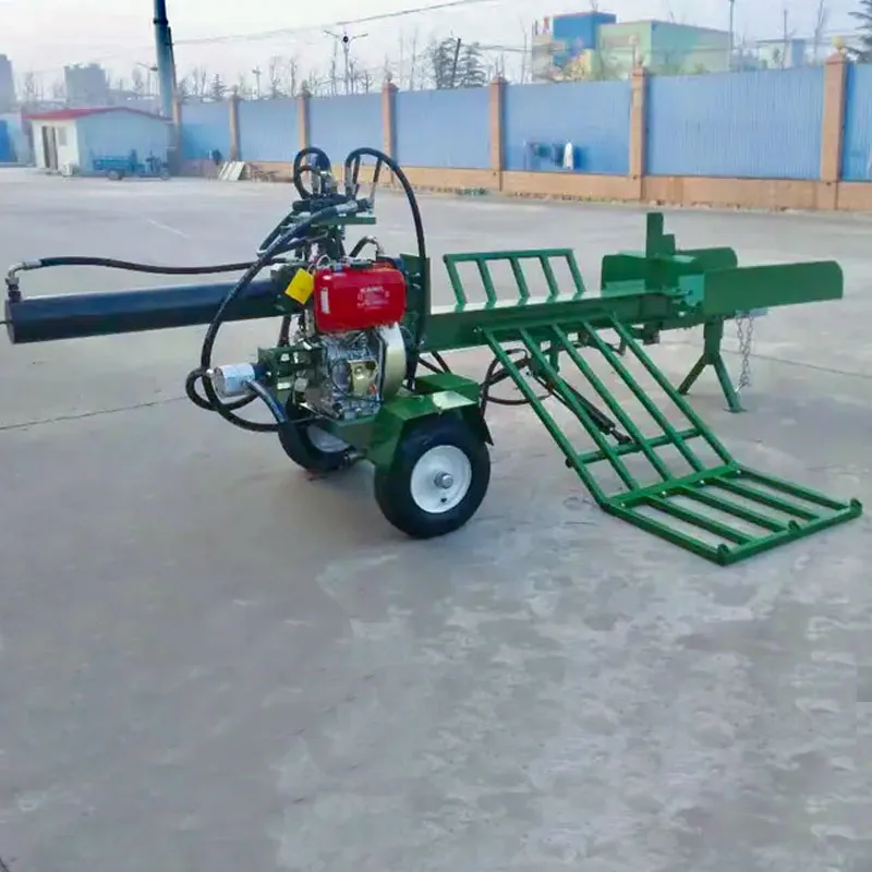 Wood Cutting Machine 45 Ton Log Splitter Gasoline Hydraulic Electric Wood Splitter Firewood Processor