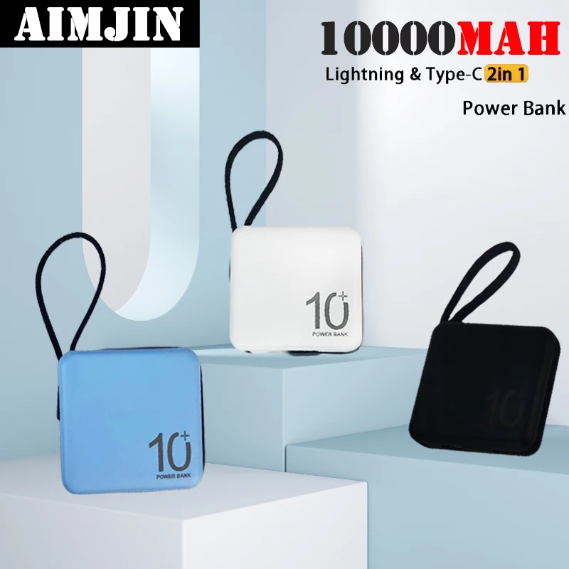 

Power Bank Mini 10000mAh Super Fast Chargr Portable External Battery Pack Powerbank Spare Batteries for iPhone 14 Samsung Xiaomi