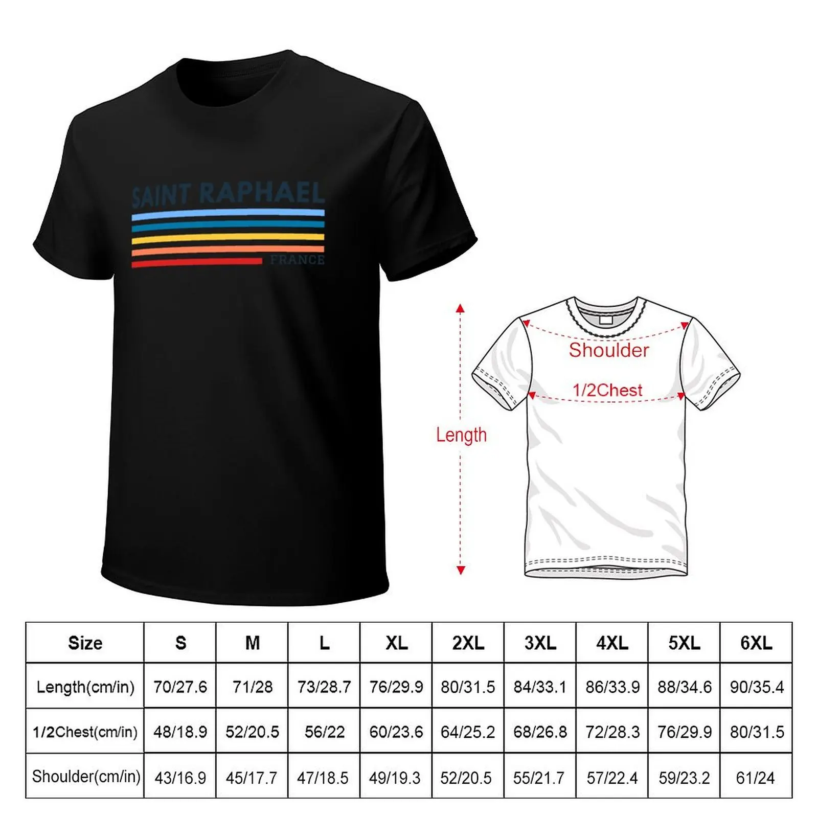 Saint Raphael France T-Shirt Moisture Control Sports Tee