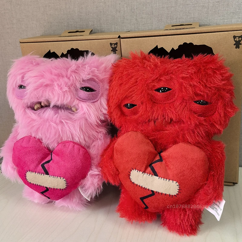 New Original Fuggler Plush Toys 23cm Ugly Monster Love Monster Series Cute Tooth Monster Fill Plush Dolls Toys Holiday Gifts