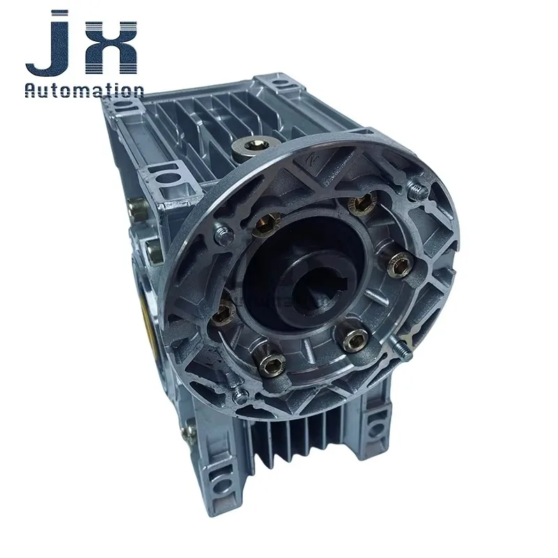 High Precision Aluminium Industry Worm Gear Reducers NMRV Series NMRV63-80B14 Output Shaft Hole 25-Key 8 Speed Ratio 1:10