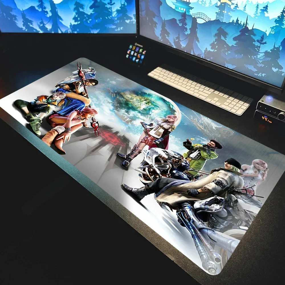 CIFBUY Final Fantasy Large Mouse Pad, Pretty Gaming Desk Mat Anti Slip Keyboard Mat for PC Gamer