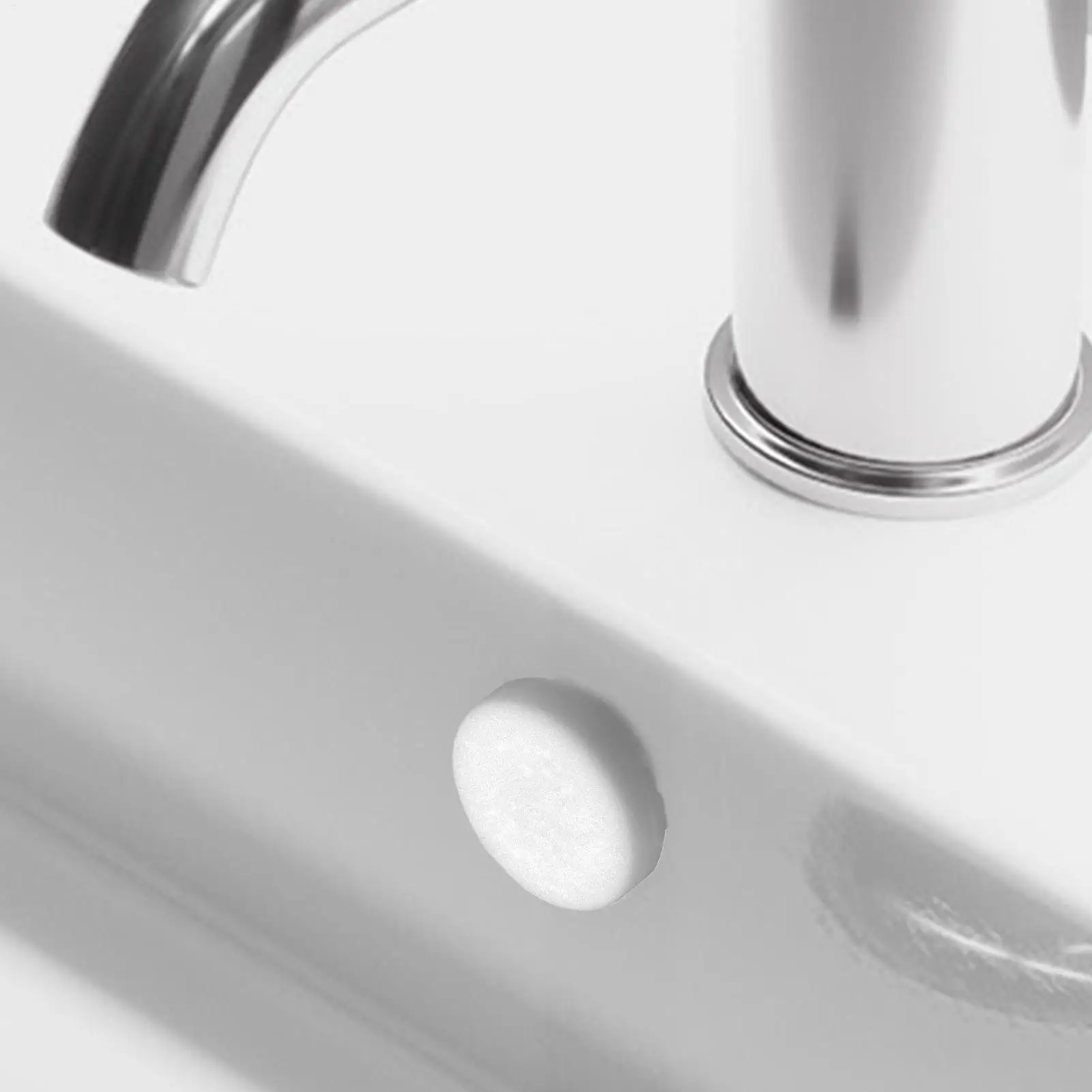 Sink Overflow Hole Cover Bathtub Drainage Insert Plug Water Basin Spillover Sealing Gadget for Toilet Kitchen Bathroom Supplies