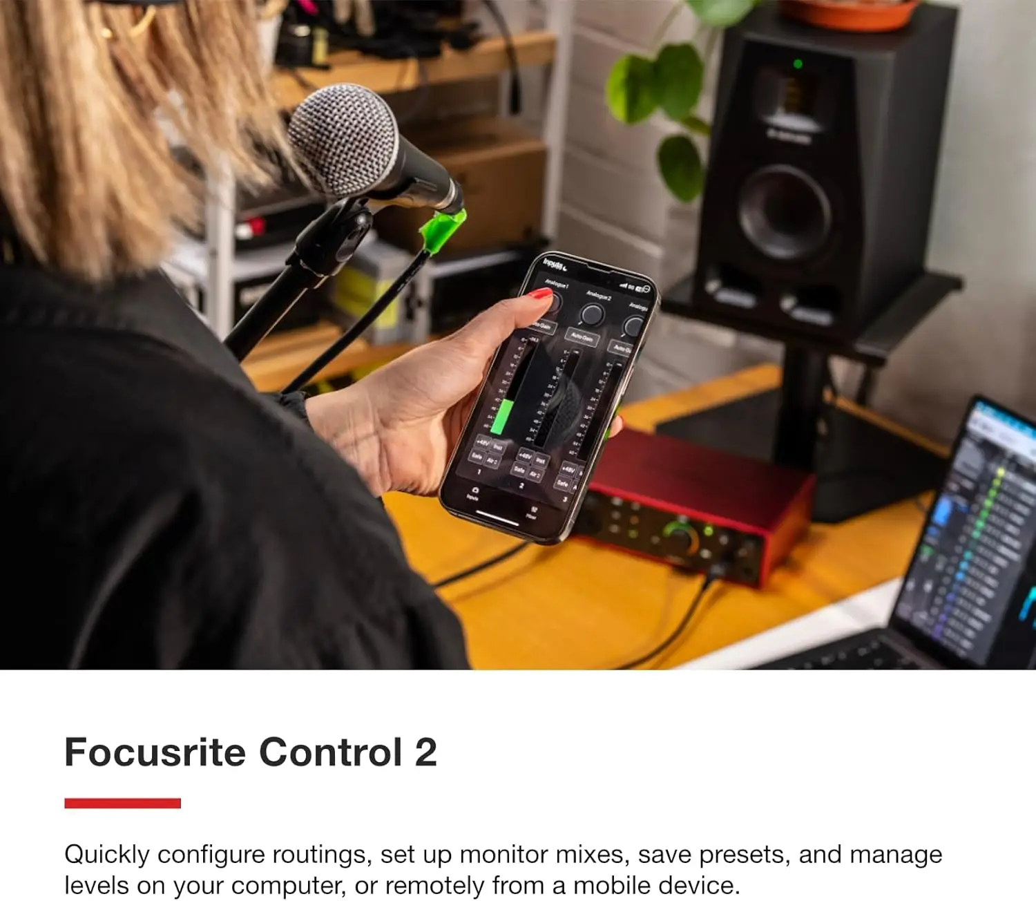واجهة صوت USB من Focusrite Scarlett 18i16 من الجيل الرابع، لكتابة الأغاني وإنتاج الموسيقى والتسجيل والبث - High-Fideli