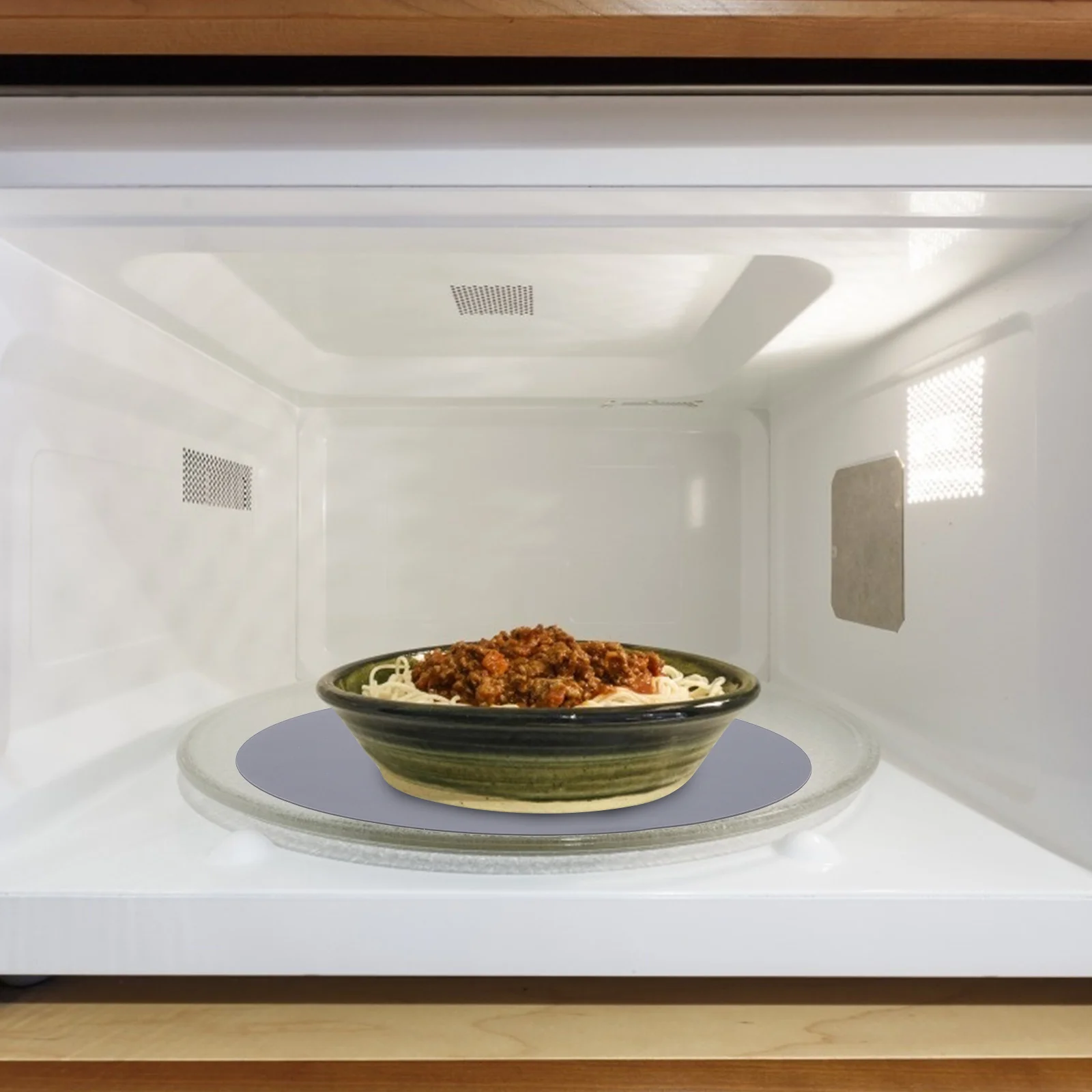 2Pcs Silicone Table Mats Round Place Mats Heat Insulation Kitchen Baking Mat Pot Pad Microwave Oven Mat Pot Pad