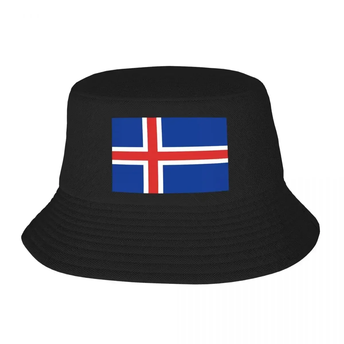 2026 Custom Flag Of Iceland Bucket Hat for Women Men Print Summer Travel Beach Outdoor Fishing Cap