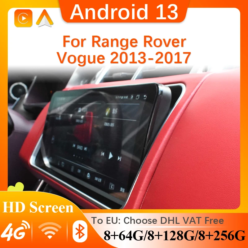 

Moveable Screen Android 13 For Land Rover Range Rover Vogue 2013-2018 Reversible Navigation Car Dvd Radio Multimedia Player GPS