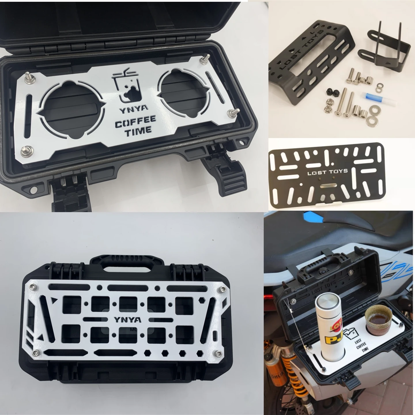 For ZONTES 368G modified scooter universal side bag bracket