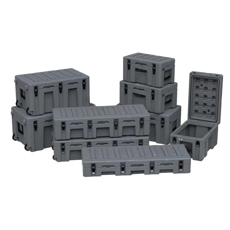 Rotomolded roof luggage, car storage, large capacity storage, no punching off-road three-proof box
