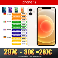 Original Apple unlock iPhone 12 face ID 6.1 5g Ram 64GB / 128GB / 256gb ROM smartphone OLED screen A14 Mobile