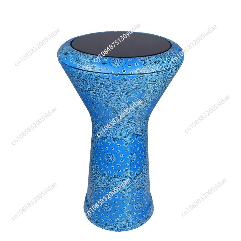 Middle Eastern Arabian Drum 8.5inch African Drum Belly Dance Ghana Hand Full Aluminum Drum Barrel with Backpack