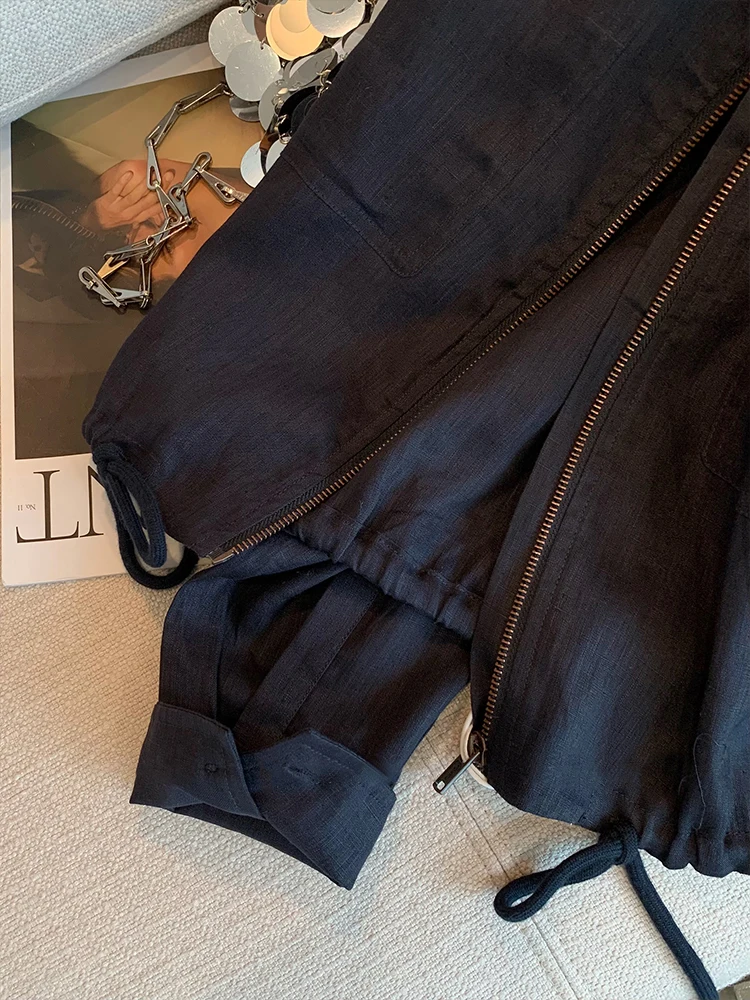 

Ele Bla Collar ort Jaet Zipper Men's Outerwear Versatile Autumn Warmth Commute Sle Casual Classic Design