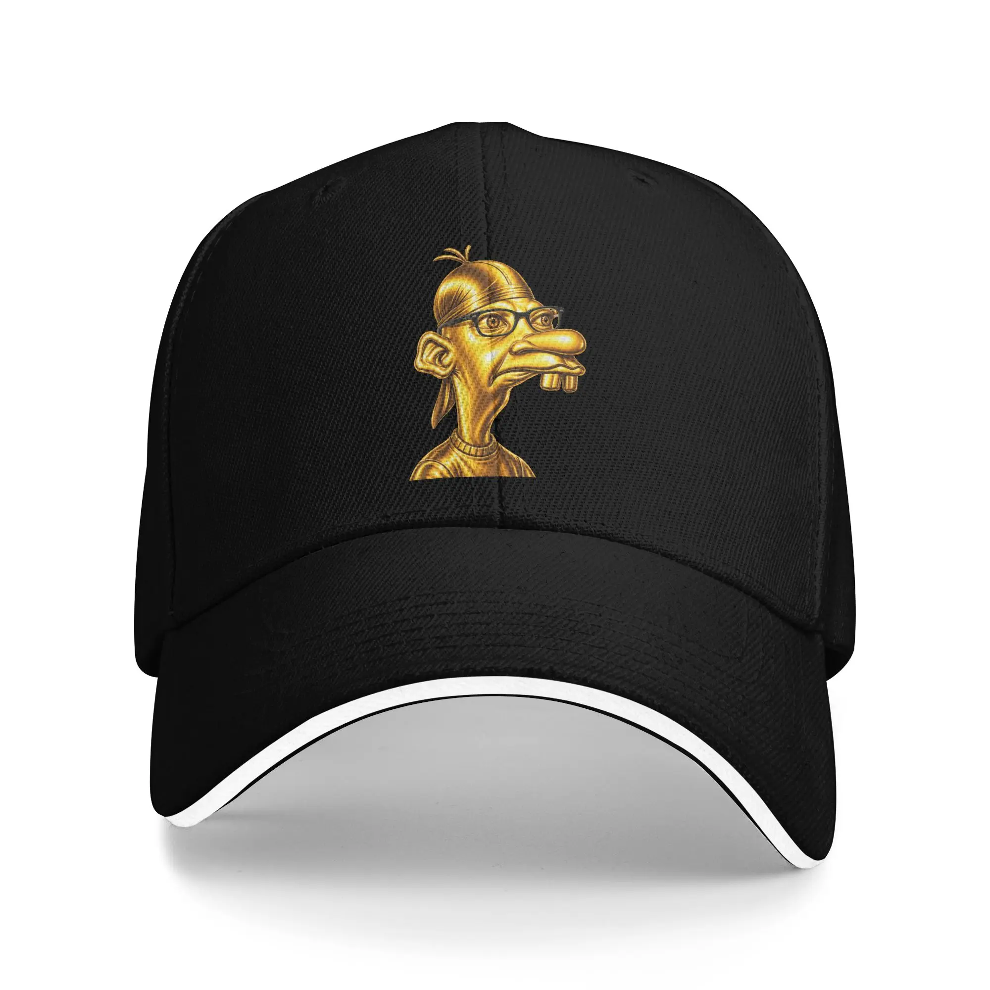 Neegy-Meme Funny Internet Brainrot Sandwich Baseball Caps Casual Humor Gen Alpha All Seasons Adjustable Headwear Sport Gift Hats