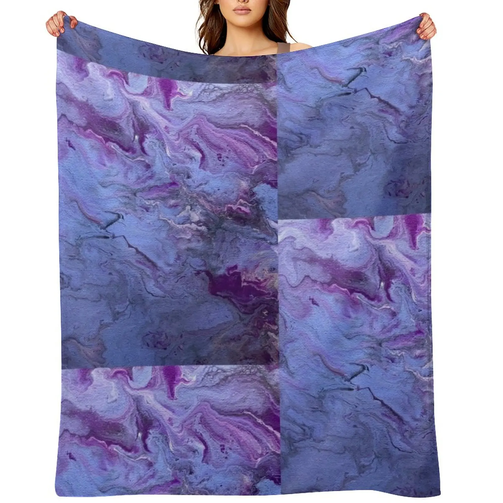 

Cloud Me in Purple Throw Blanket Cute Plaid Weighted valentine gift ideas Blankets