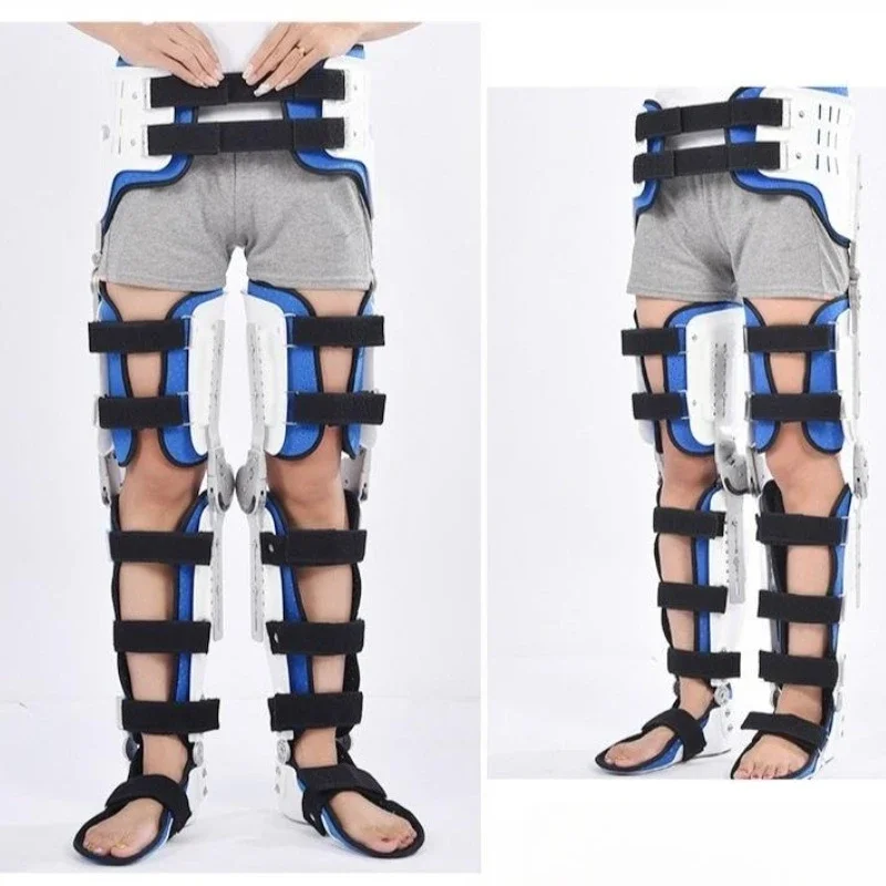 Factory Hot Selling Durable Hip Knee Ankle Foot Braces Thigh Knee Leg Ankle Fixed Limb Strap Joint Support Stabilizer