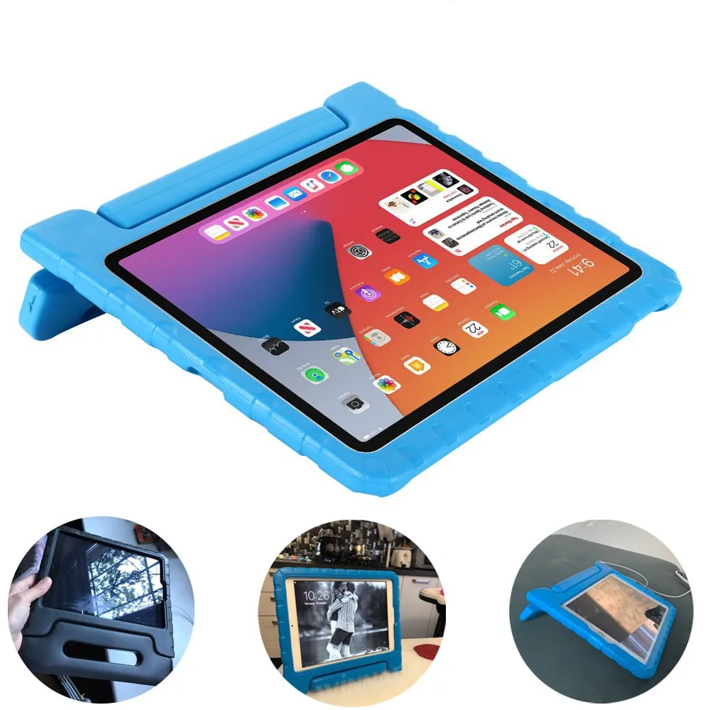 

For Apple ipad air 4 10.9 case EVA full body cover for ipad 8th generation case Handle stand case for kids for iPad 2 3 4 case