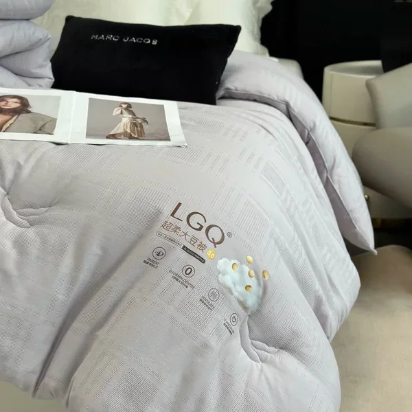 

00% чистый хлопок, соевые бобы, дышащие, мягкие, теплые, с наполнителем, весна, осень, зима, соевое волокно, постельное белье из полиэфирного волокна, одеяло