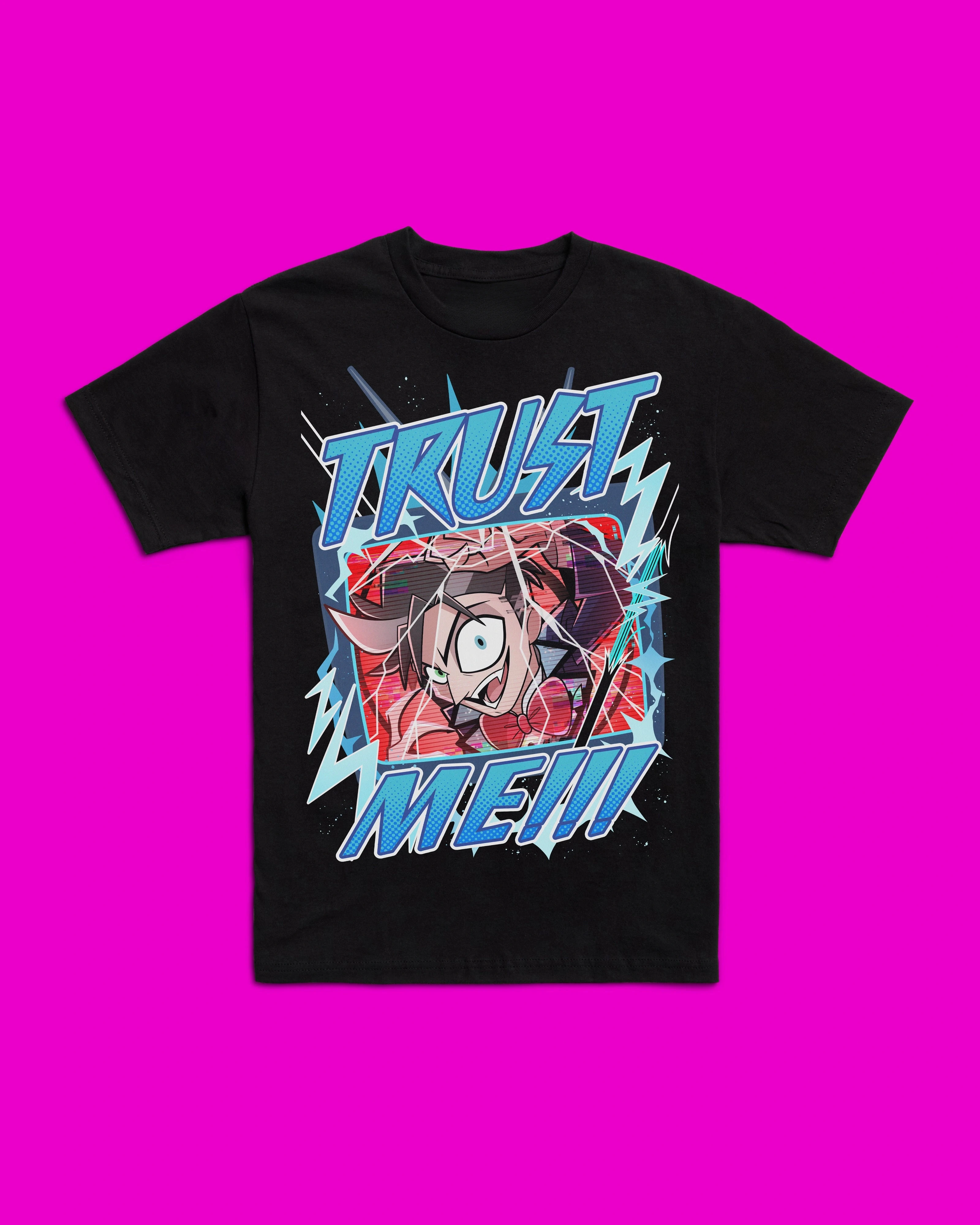 Retro VoxTek Hazbin Hotel Anime T-Shirt Baumwolle Grafik-T-Shirt Herren Damen Sommer Streetwear – Detail 4