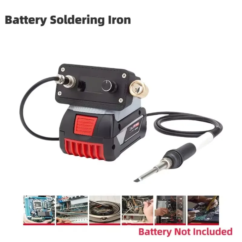 Cordless Welding Station FOR Bosch 18v Lithium Battery  Power Supply T12 Soldering Iron tools DIY Welding Kit(No Battery)