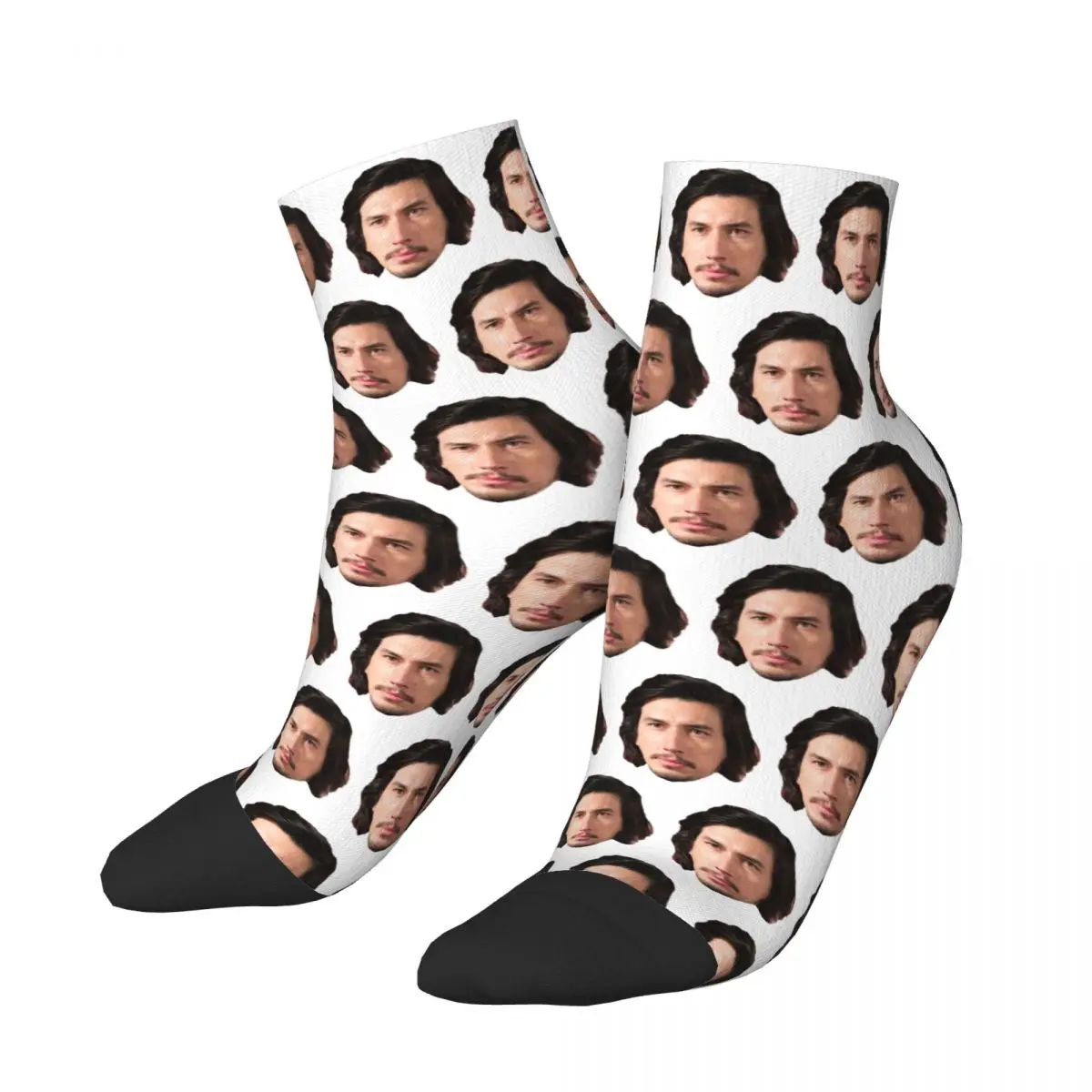 Adam Driver Socks Harajuku Super Soft Stockings All Season Socks Accessories for Man's Woman's Christmas Gifts