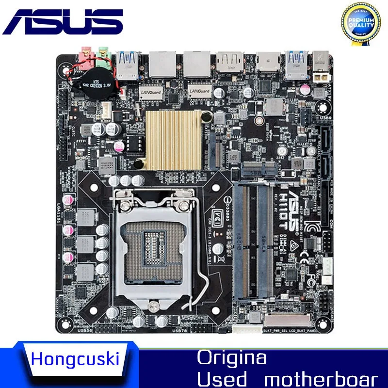 

For ASUS H110T MINI ITX LGA1151 Used original motherboard Socket LGA 1151 DDR4 32GB H110 Desktop Motherboard