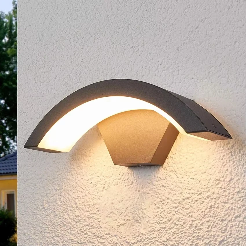 Outdoor Wall Light Waterproof IP65 Radar Motion Sensor Outdoor Lighting Porch Sconce Balcony Garden Outside Wall Lamp Vestibule