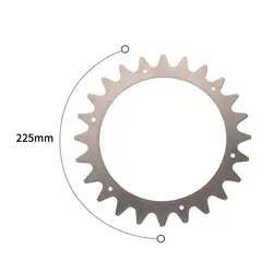 Improved Wheel Assist Wheel for Worx Plus L Robot Mower Traction (TLWL-02 (225 * 25mm))