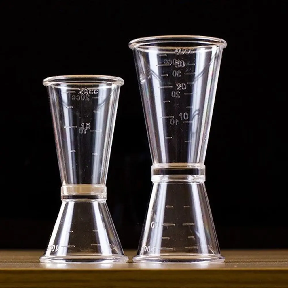 PP Measure Cup New 10/20cc 20/40cc Cocktail Shaker Stackable Double headed Measuring Jugs