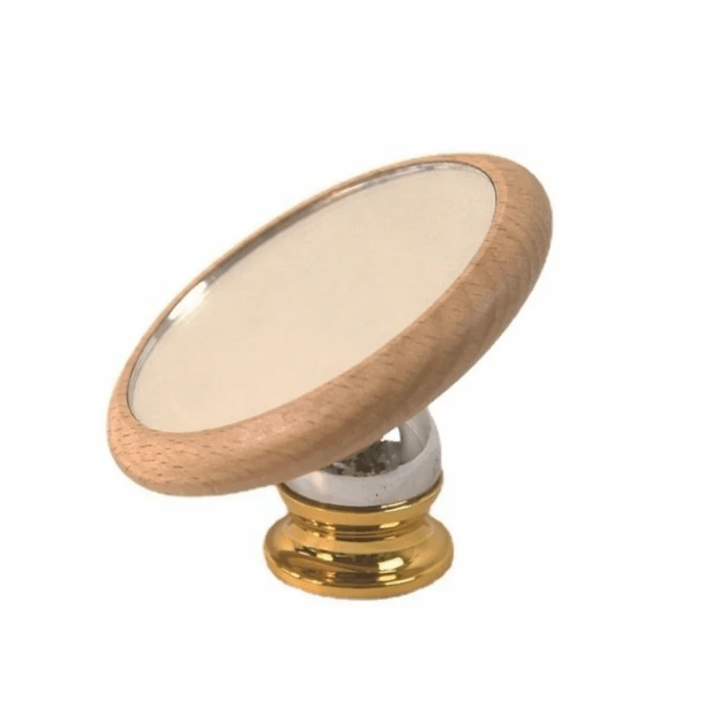 Magnetic Monitoring Coffee Reflective Mirror Reflective Mirror Wooden Base Espresso Mirror Coffee Machine Accessories