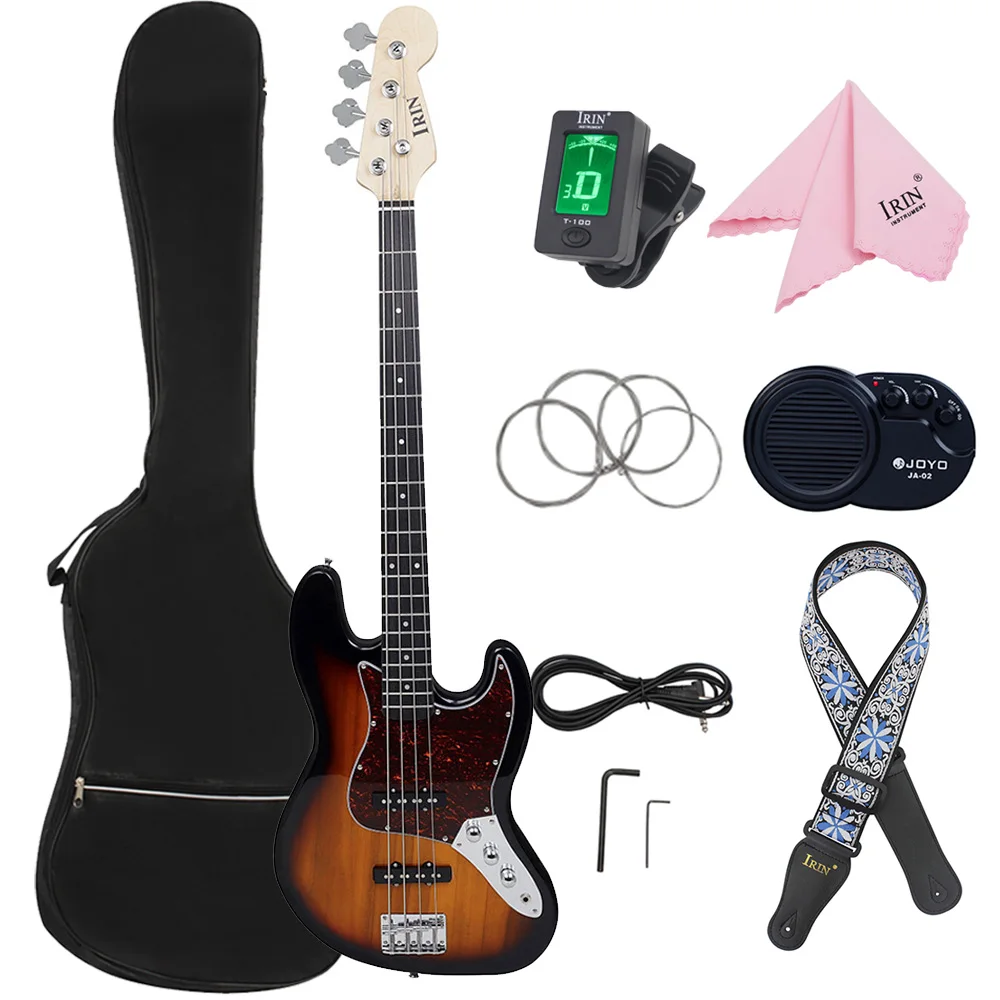 

IRIN 20 Frets Bass Guitar 4 Strings Sapele Electric Bass Guitarra With Bag Amp Tuner Strap Guitar Parts & Accessories