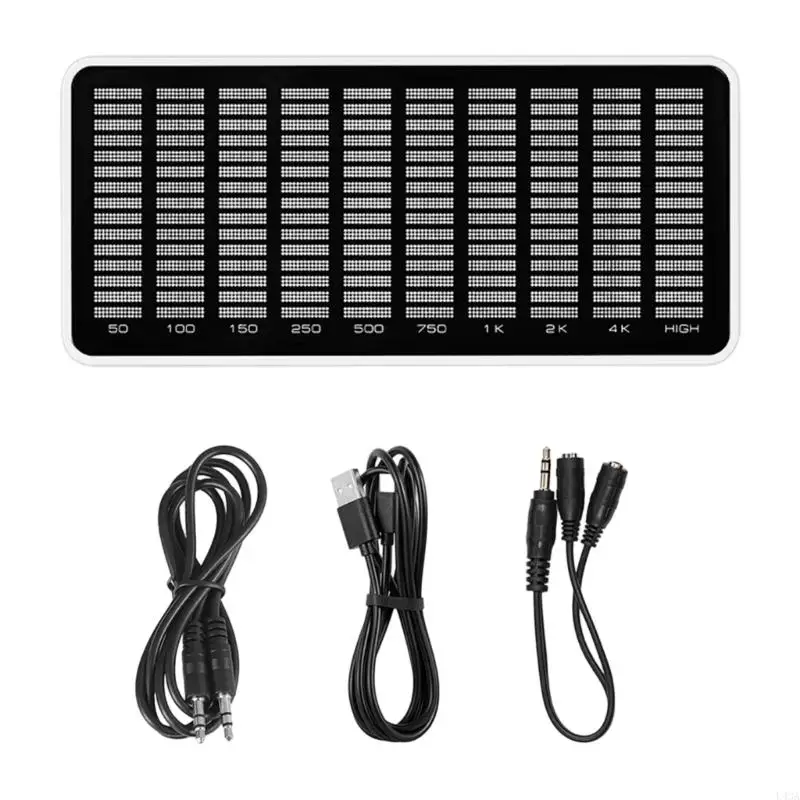 L43A Frequency Spectrum Analyzers Lightweight Metal Glass Build With Full Parameters Memory For Studio And Mobile Monitoring