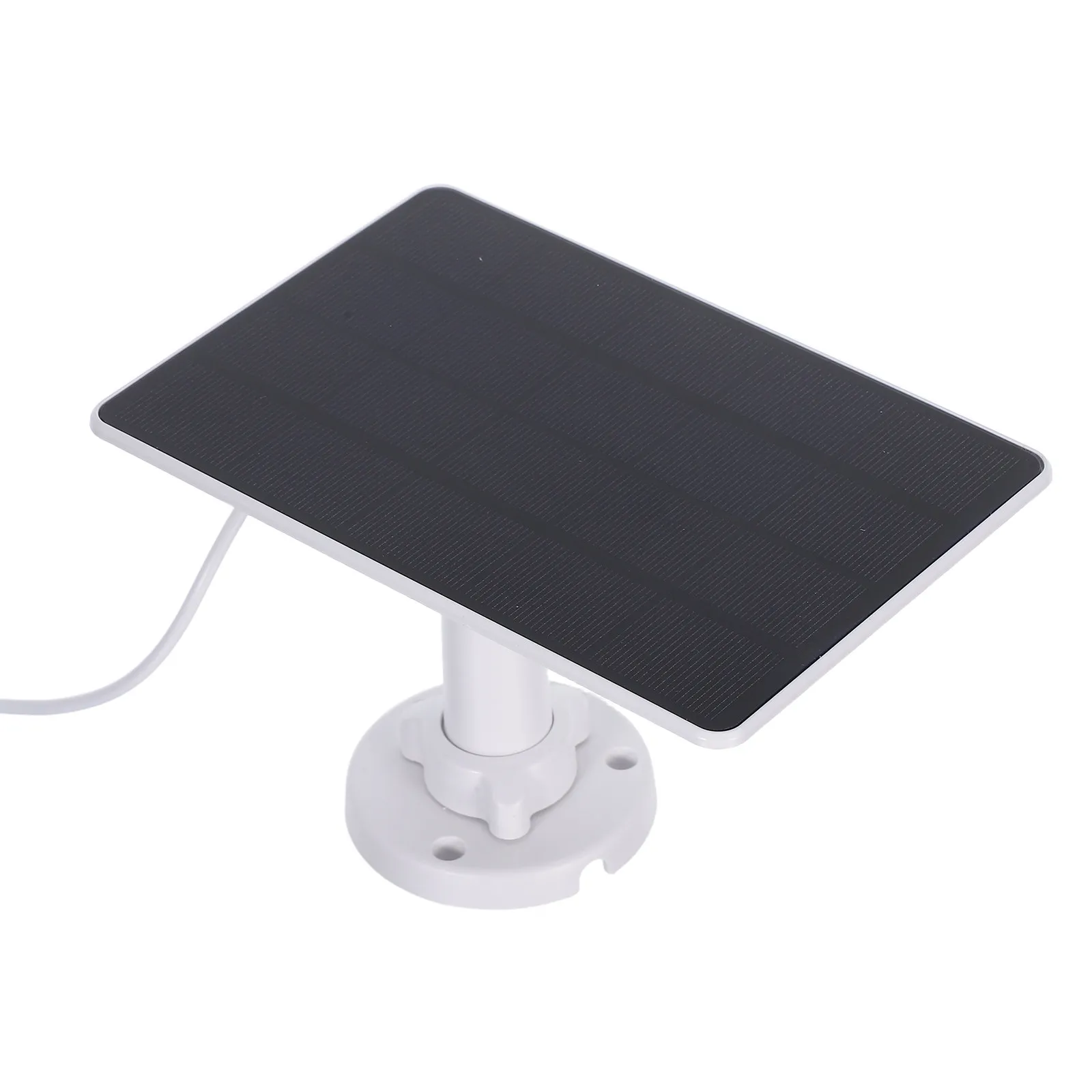 3W Monocrystalline Solar Charger for Video Doorbell Outdoor Lights Efficient Energy Capture Sturdy Weatherproof Design IP65