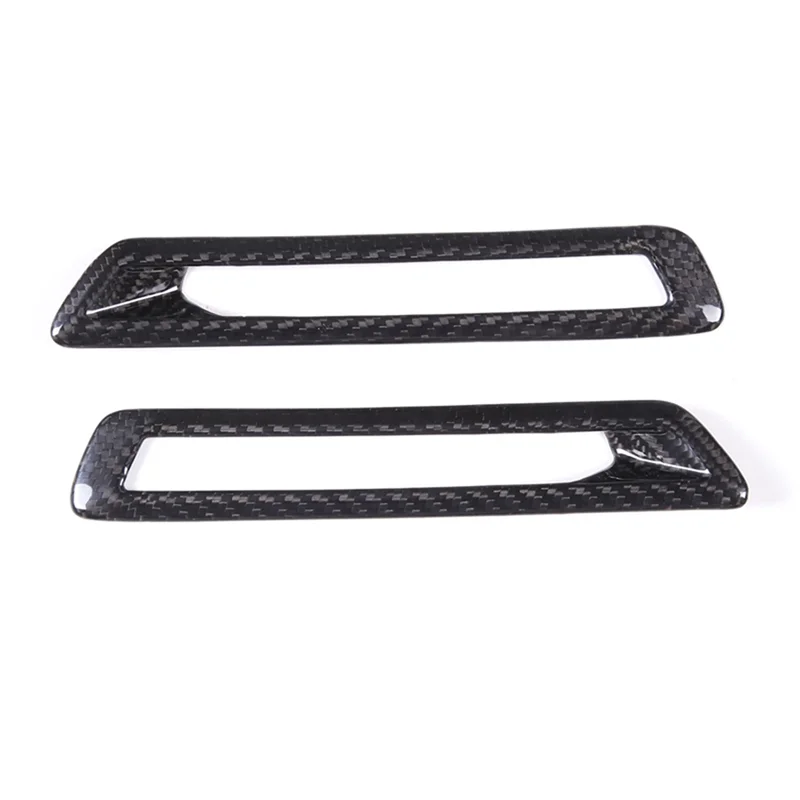 

2 Piece Car A Pillar Air Conditioning Outlet Decorative Frame Dry Carbon Fiber Car Accessories For BMW 8 Series G14 G15 G16