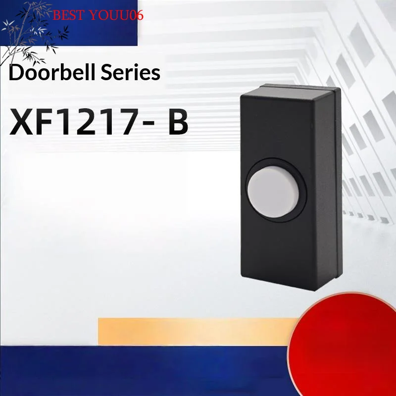 (YOUU06)Wall Mounted Door Bell Push Button Switch Mini Plastic Doorbell Button Replacement For Home Access Control System