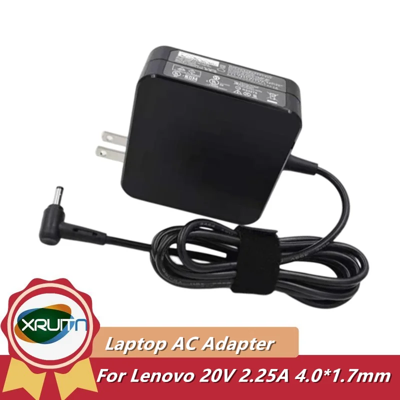 For LENOVO Laptop AC Adapter 20V 2.25A 45W Power Charger 01FR049 5A10H42919 ADP-45DW B ADP-45DW C ADL45WCC ADLX45NAC3A US Plug