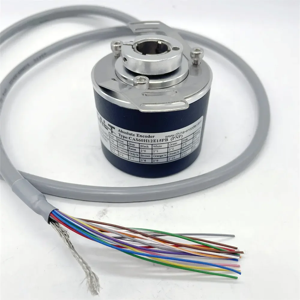 NEW Precision Single Turn Absolute Encoder CAS60H12E15PB Parallel PNP Output 12-bits