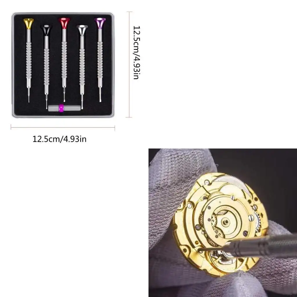 

5 Pcs Mini Screwdriver Set Electronics Repair Tool for Jewelry Watch Phones
