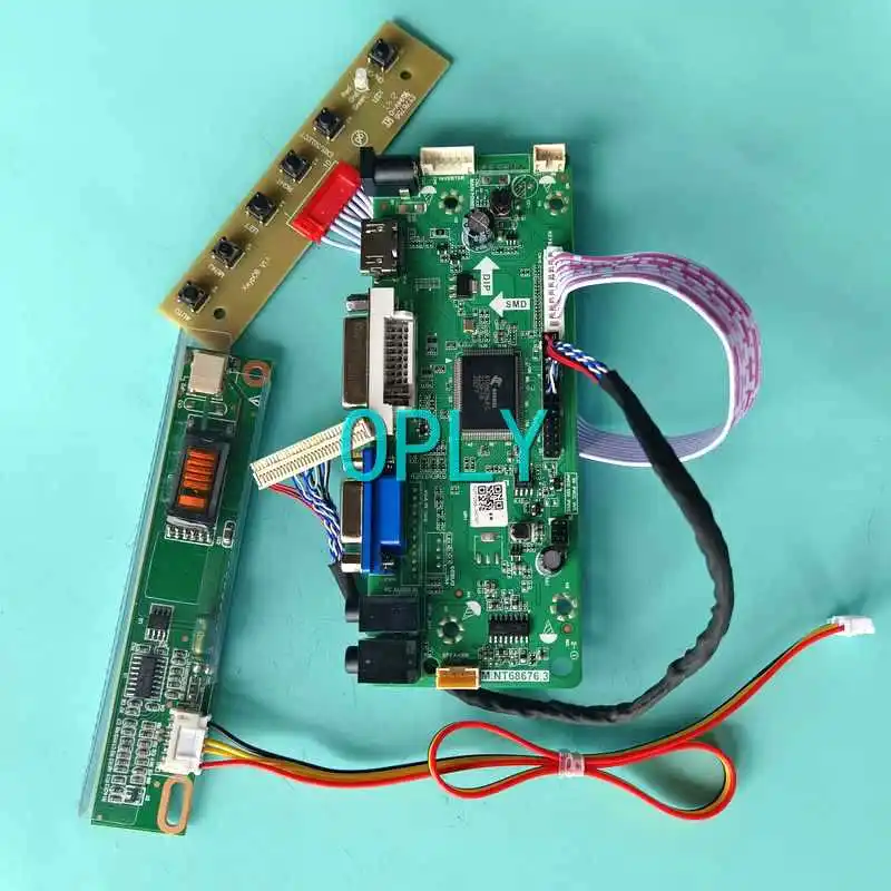 

Плата драйвера экрана монитора ноутбука QD15TL01 QD15TL02 QD15TL03, 1CCFL LVDS 30-контактный комплект 15,4 "HDMI-совместимый VGA DVI 1280*800