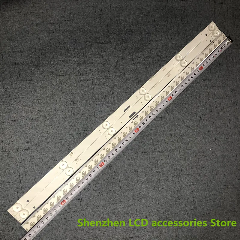 สำหรับ JL.D32061235-114BS-M 577มม.6V 6LED 32นิ้วใช้อลูมิเนียม100% ใหม่ LCD TV Backlight บาร์